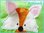 Foxy Head 3D-Appliqué 4x4"