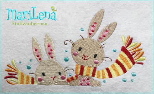 ♥ CoolBunnys  ♥ Filled 5x7"