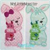 ♥ MyLittleMonster  ♥ Appliqué 4x4"