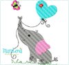 ♥ ElefantenBaby Balloon ♥ Füll 13x18