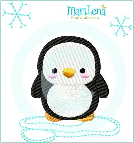 ♥ Penguin Ice ♥ Filled 4x4"