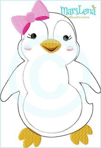♥ Pinguin 2 ♥ Appli 13x18